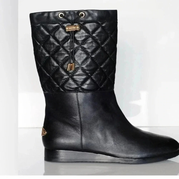 Michael Kors Shoes - Michael Kors black leather boots size 5 1/2